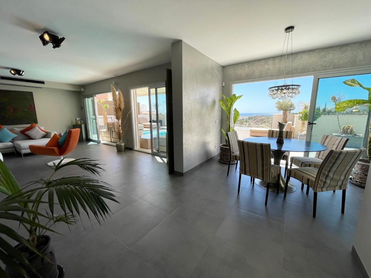 Luxury Villa Morelli With Seaview & Heated Pool Maspalomas  Eksteriør bilde