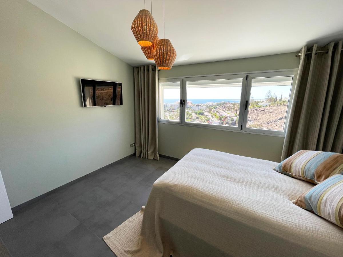 Luxury Villa Morelli With Seaview & Heated Pool Maspalomas  Eksteriør bilde